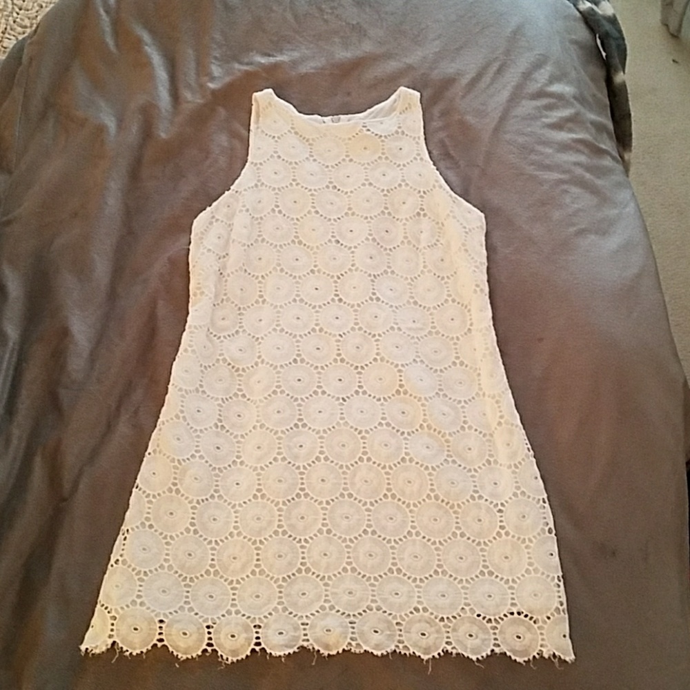 Ruby rd. Petite lace fitted dress
